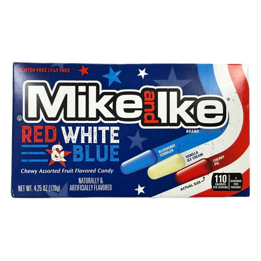 Mike & Ike Red White & Blue 120gr