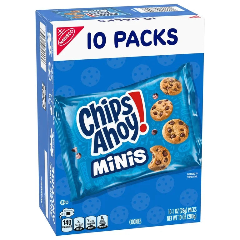 nabisco chips ahoy Mini 10pk 280gr