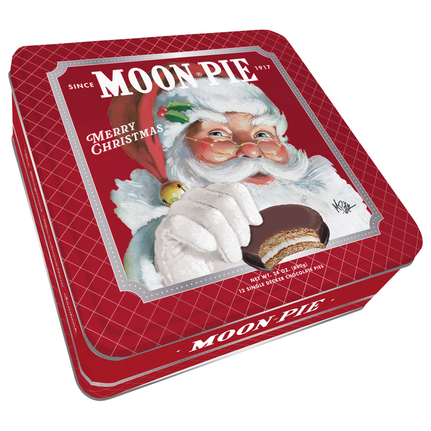 Chattanooga Christmas Moon Pie Collector's Tin 680gr