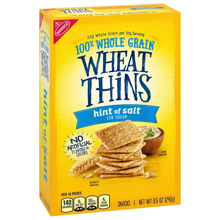 Nabisco Wheat Thins Hint of Salt 240gr