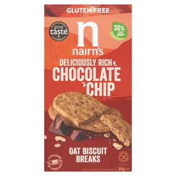 Nairn's Chocolate Chip Oat Biscuit Breaks 160g (Gluten free)