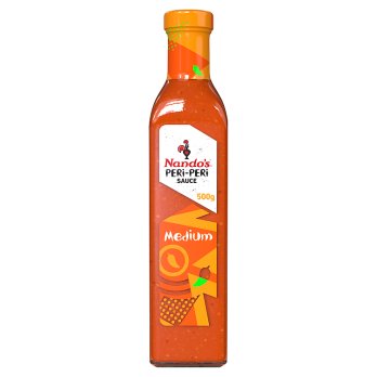 Nando's Peri Peri Medium Sauce (Large Bottle) 500ml