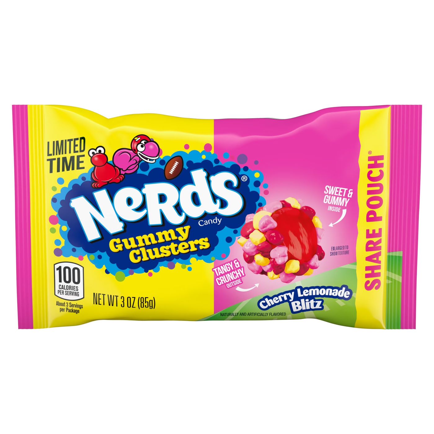 Nerds Clusters Cherry lemonade Share size 85gr (Limited edition)