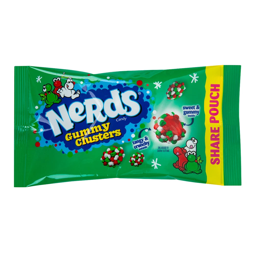 Nerds Gummy clusters Christmas 85gr (share pack)