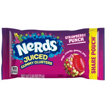 Nerds Juiced gummy clusters 75gr