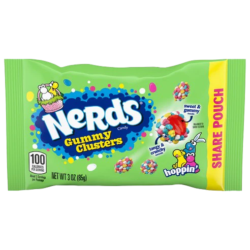 Nerds Hoppin Gummy Clusters Share pouch 85gr