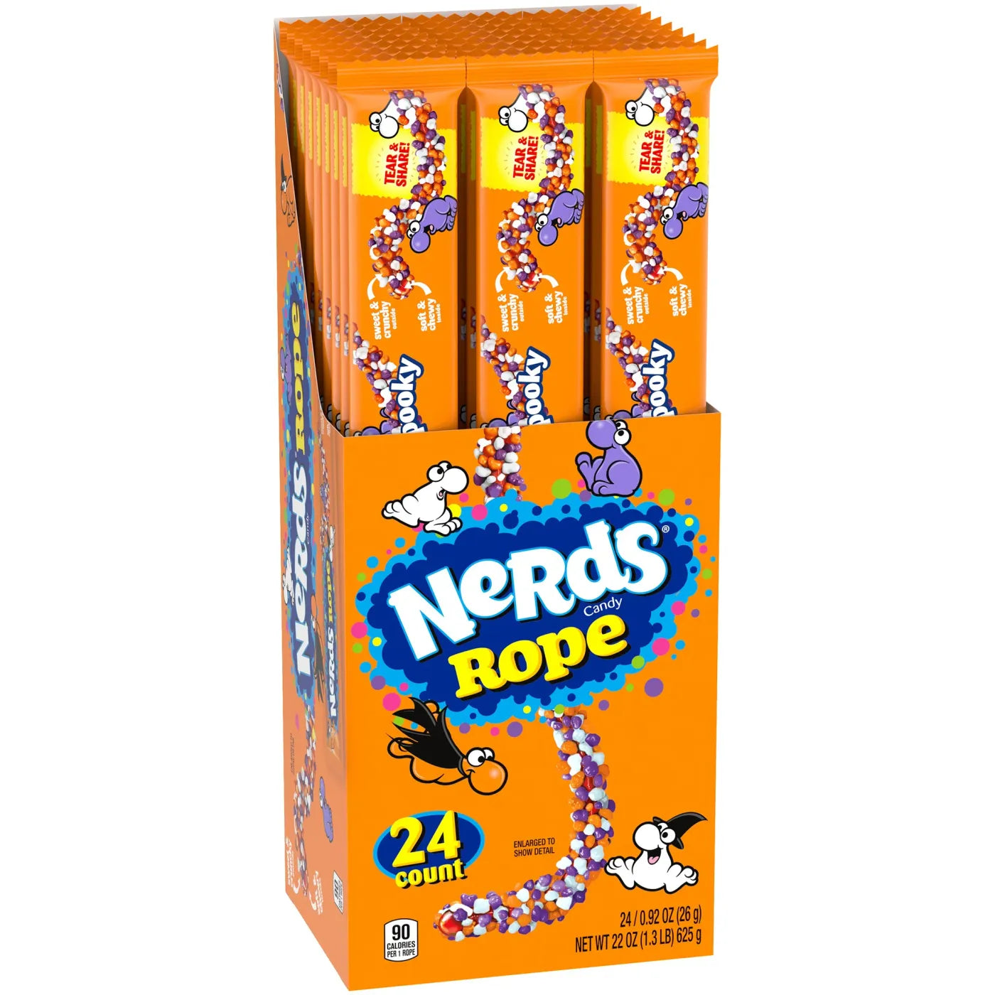 Nerds Spooky Rope Box 24x26gr