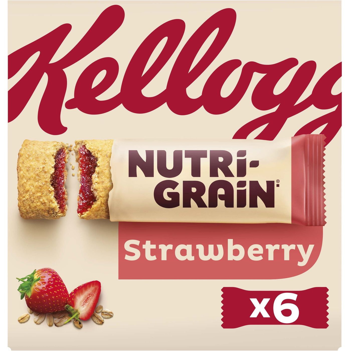 Kellogg's Nutrigrain Strawberry 6x37gr