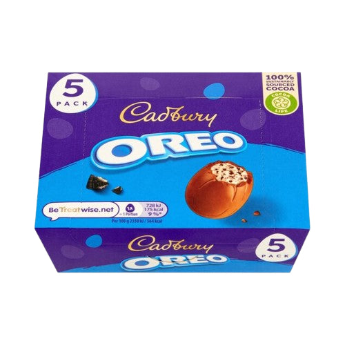 Cadbury Chocolate Oreo Eggs 5 Pack 155g (5 x 31g)