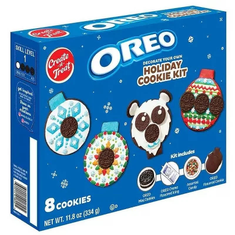 CAT Oreo decorate your own holiday cookie kit 335gr
