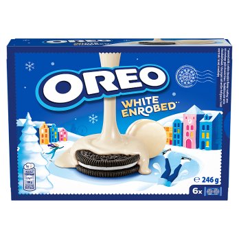 Oreo Snowy white enrobed 246gr