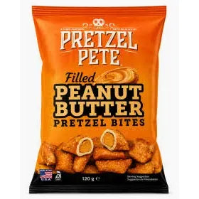Pretzel Pete filled peanut butter 110gr