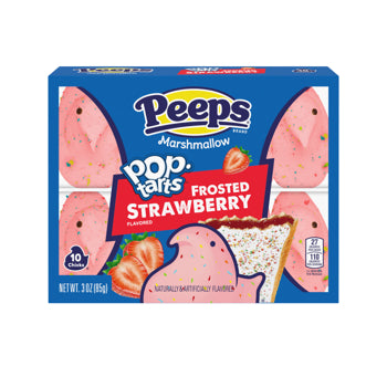 Peeps Chicks Pop Tart Frosted Strawberry 10pcs