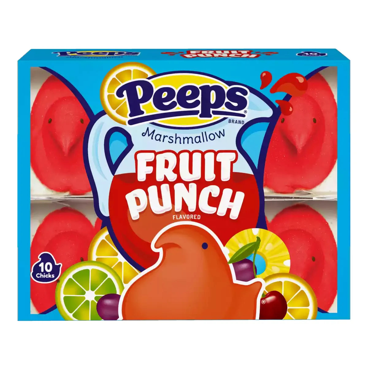 Peeps Chicks Fruit Punch 10pcs