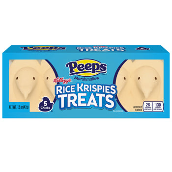 Peeps Chicks Rice krispies treats 5pcs