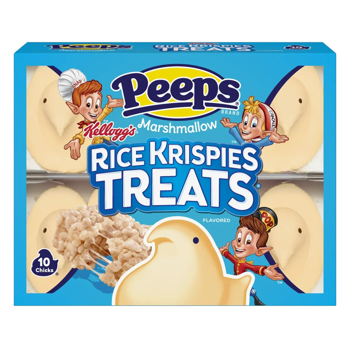 Peeps Chicks Rice Krispies treats 10pcs
