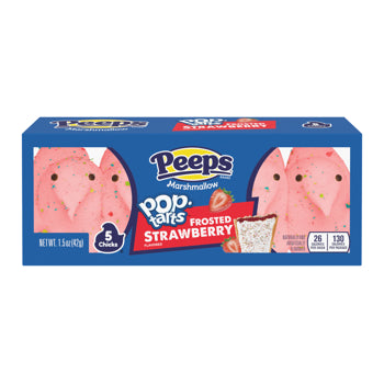 Peeps Chicks Pop Tart Frosted Strawberry 5pcs