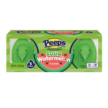 Peeps Chicks Sour Watermelon 5pcs