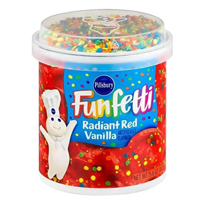 Pillsbury Funfetti red frosting 454gr