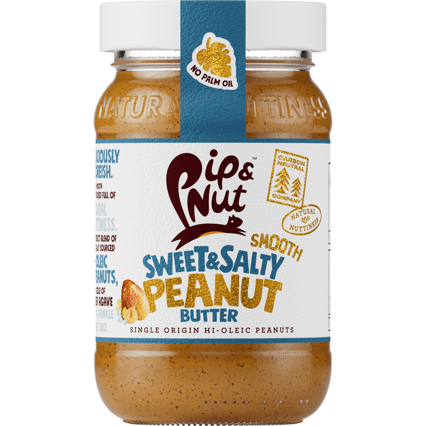 Pip & Nut Sweet & Salty Smooth Peanut Butter 300gr
