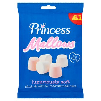 Princess Pink & white Mallows 150gr