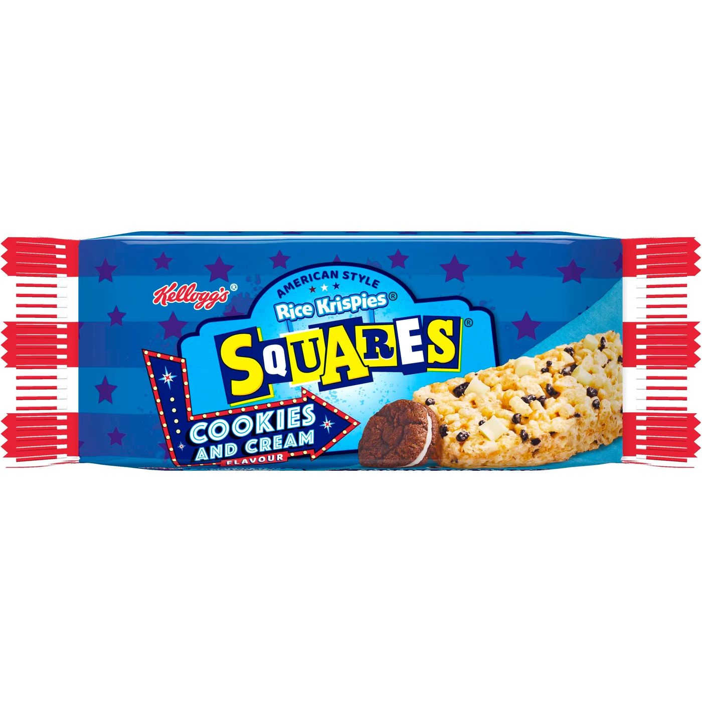 Kellogg's Rice Krispies Squares Cookies & Cream Bar 4x34gr
