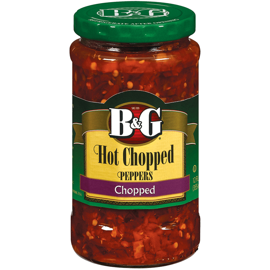 B&G Hot Chopped Peppers 355ml