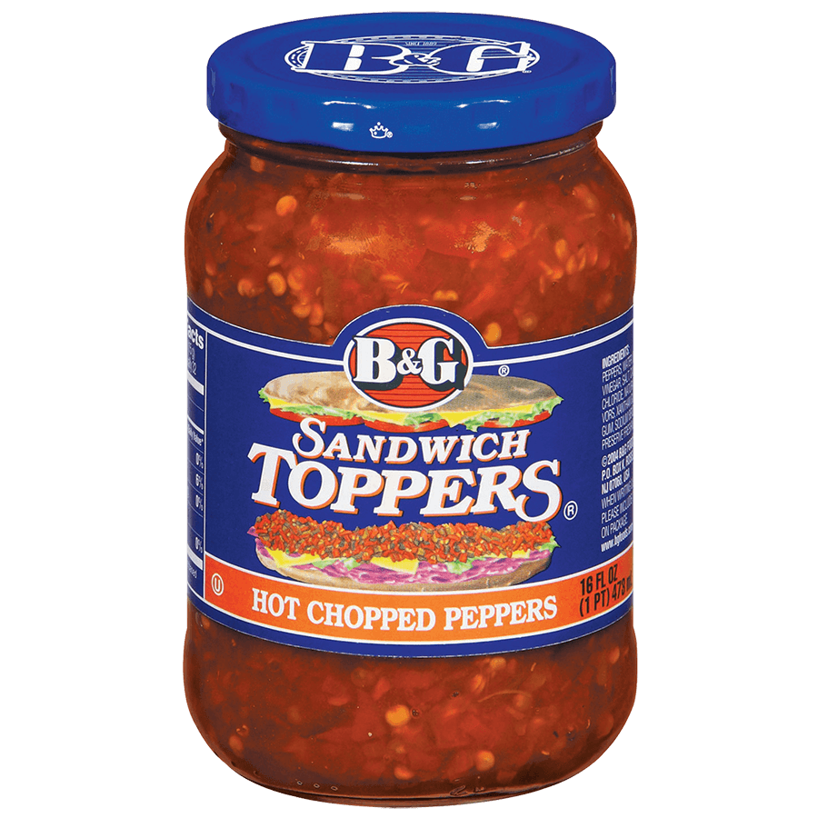 B&G Hot Chopped Peppers Sandwich Toppers 473ml