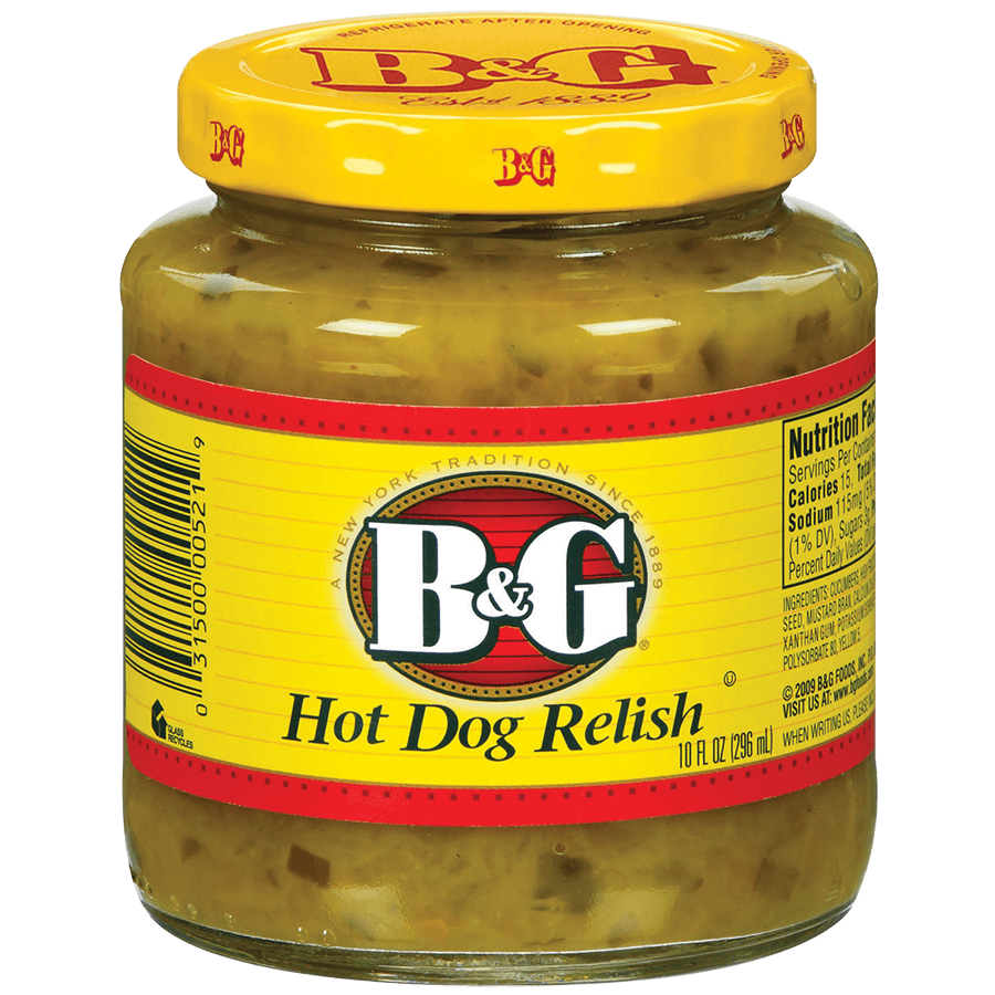 B&G Hot dog relish 296ml
