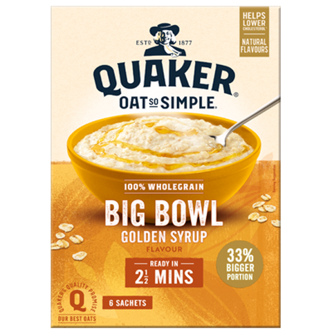 Quaker Golden Syrup Big Bowl 298gr (UK)