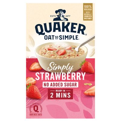 Quaker Oats Simply Strawberry (No added Sug) 260gr