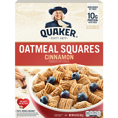 Quaker Oatmeal Square Cinnamon 411gr
