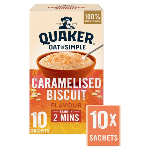 Quaker So Simple Caramelised Biscuit 330gr (10x33gr)