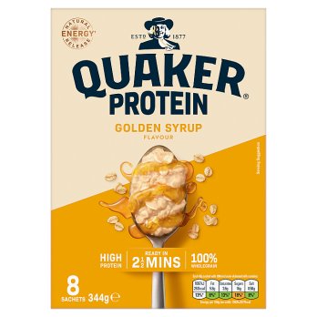 Quaker Protein Golden Syrup 8x43gr