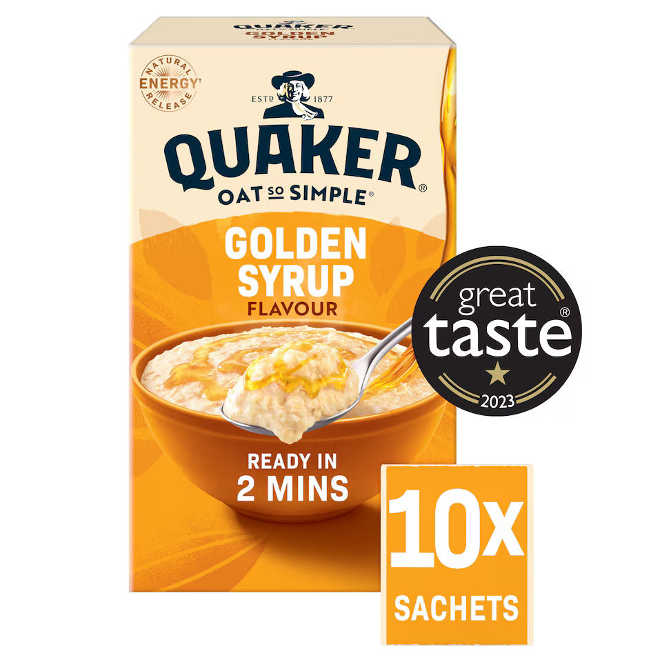 Quaker Oats Golden Syrup 10 x 36gr (UK) 360gr