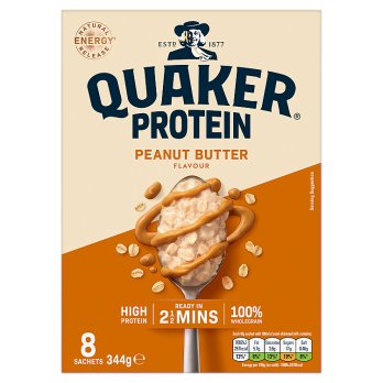 Quaker Protein Peanut Butter Flavors 8x43gr (344gr)