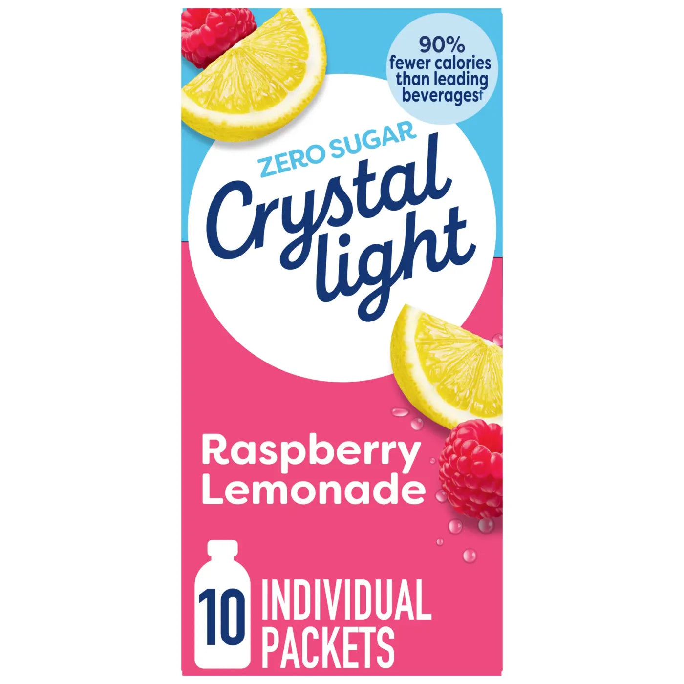 Crystal Light Raspberry Lemonade zero sugar OTG 10pk