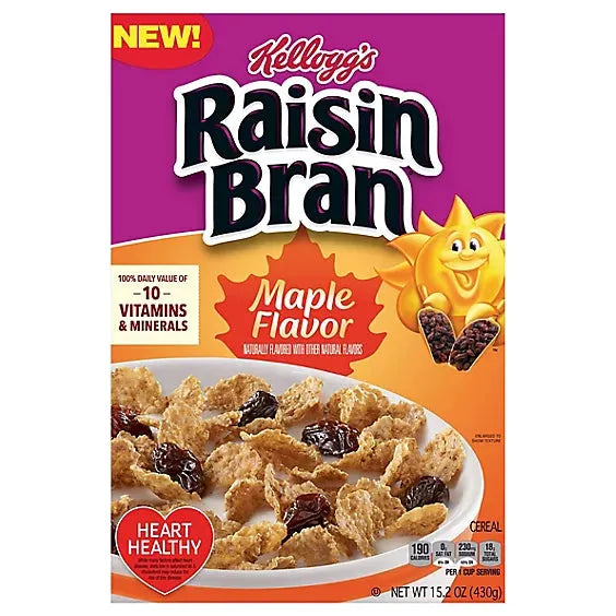 Kellogg's Raisin Bran Maple 410gr