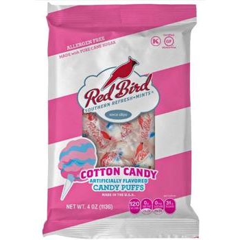 Red Bird Cotton Candy Puffs 110gr