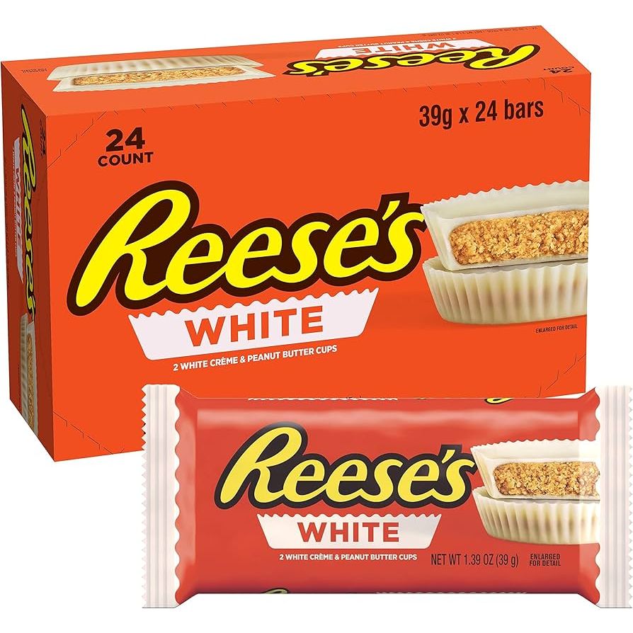 Reese's White Peanut butter cup Box 24pcs (exp 31st july 2025)