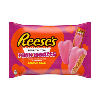 Reese's Heart Pink Sanck Size 270gr (large bag)