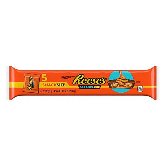 Reese's Peanut Butter Caramel Cup 5 pcs snack size 77gr