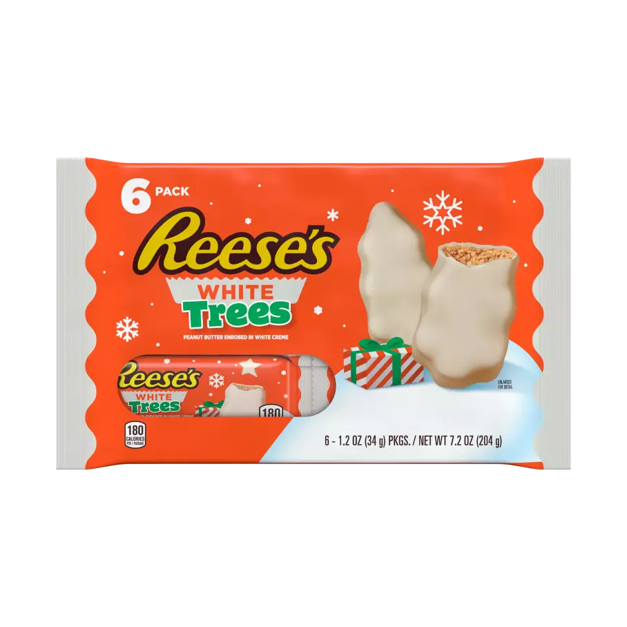 Hershey Reese's Trees White Chocolate 6pk 205gr