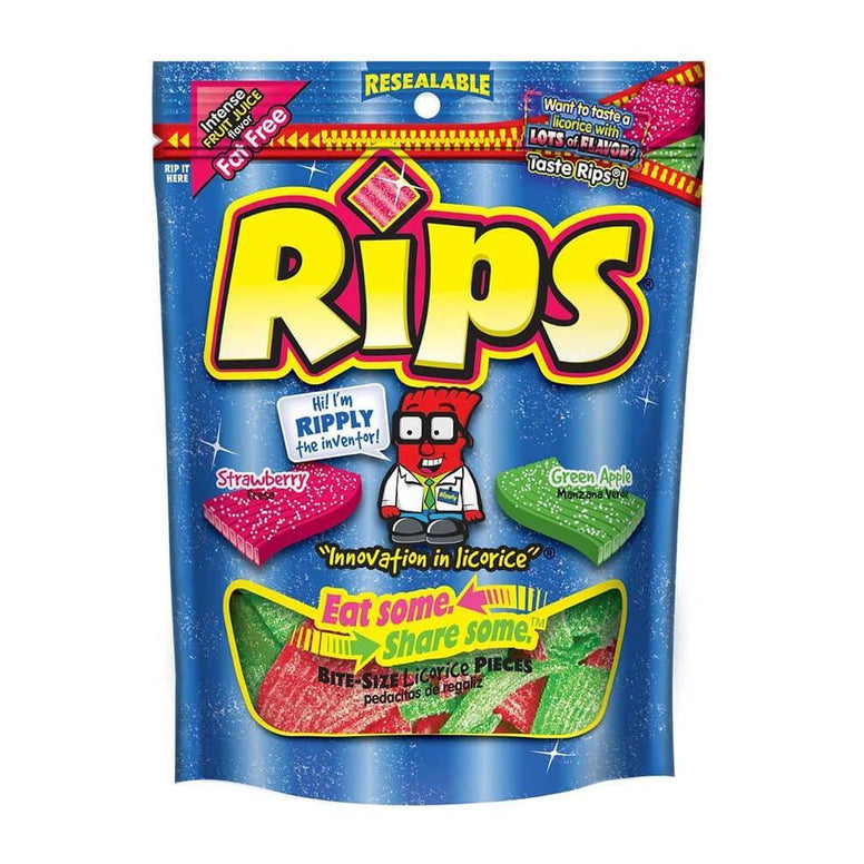 Rips Bite Size Strawberry/Green Apple 112gr