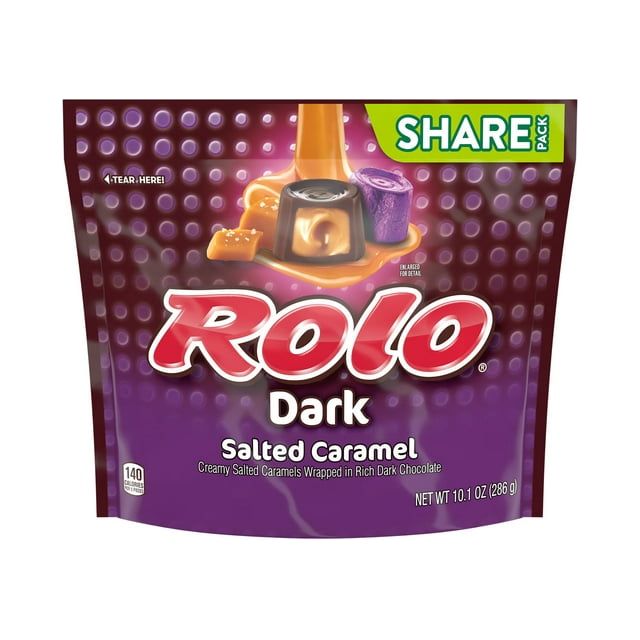 Hershey Rolo Dark Salted Caramel 286gr (Large Bag)