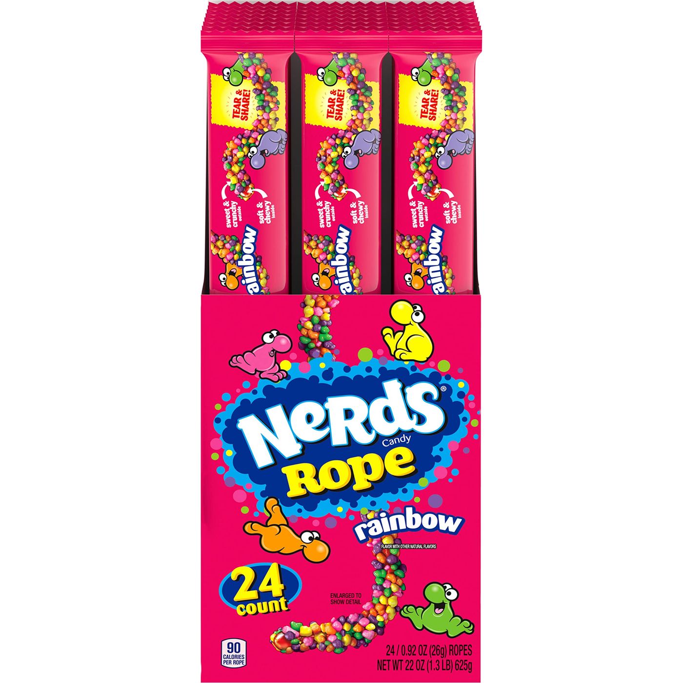 Nerds rope rainbow box (24pcs) (special deal)