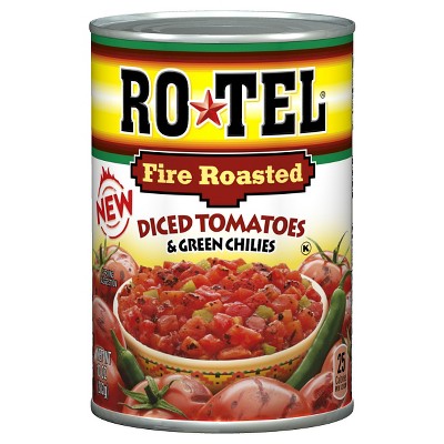 Rotel Fire Roasted Diced Tomatoes & Green Chilies 280gr