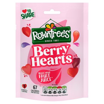 Rowntree's Berry Hearts 115g