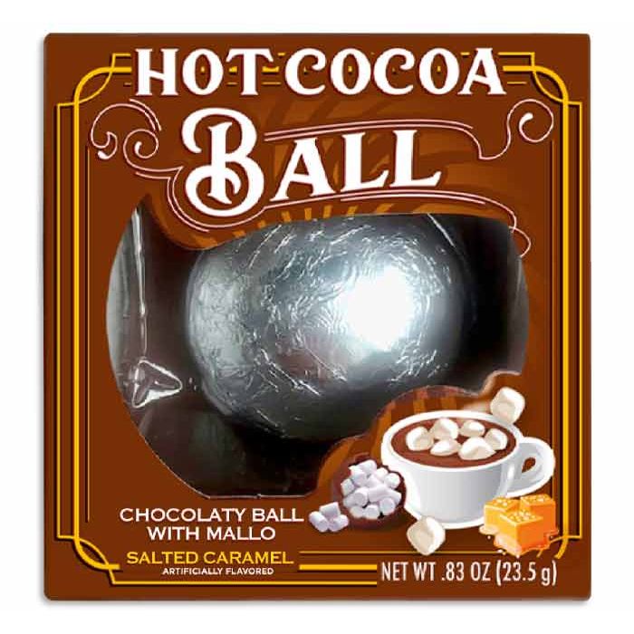 Hot Cocoa Bomb Salted Caramel Milk Chocolate with Marshmallow 24gr