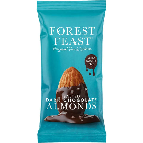 Forest Feast Salted Dark Chocolate Almonds 120gr